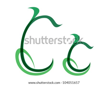 Green Letter C