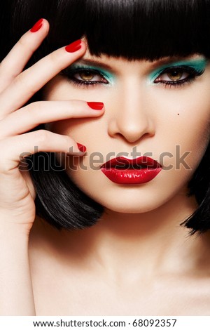 glamour makeup. glamour model makeup. model