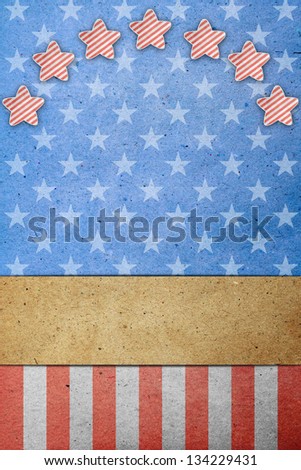 U.S.A. Flag on July 4th, Labor Day.
