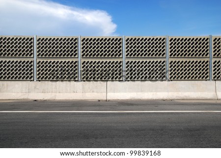 Wall crash barrier
