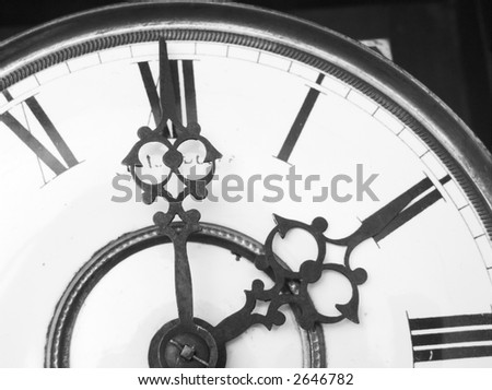 old fashion clock