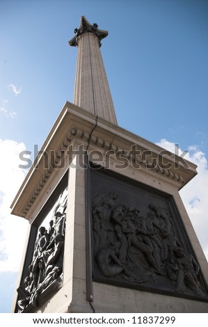 Nelson\'s Column, Trafalgar Square, London, UK