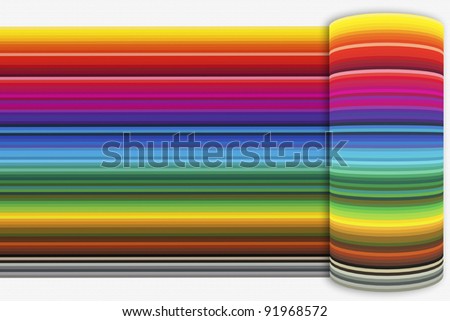 World of colors on slightly canvas textured background, sales promotion for the printing and paint industry