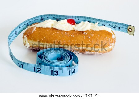 weight watching gone wrong!, a lovely cream doughtnut