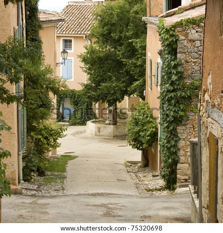 French village in provence. France