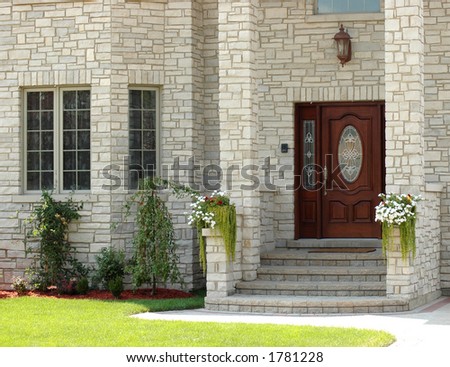 Elegant home entrance