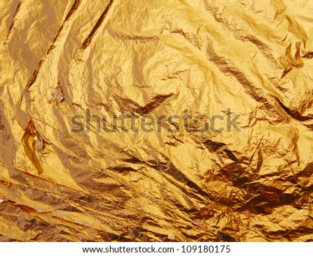 the pile of gold leaves, background