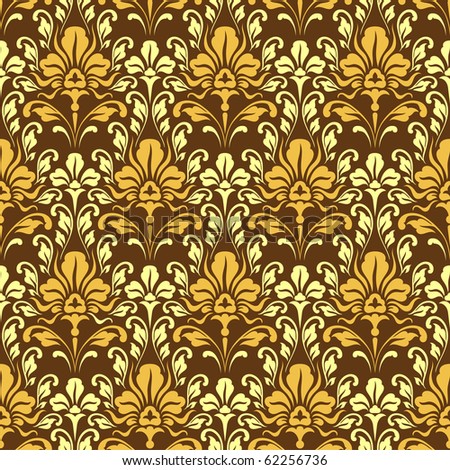 baroque wallpaper. Seamless aroque wallpaper