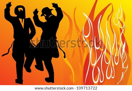 Jewish Holiday Lag B'Omer Stock Vector Illustration 109713722 ...