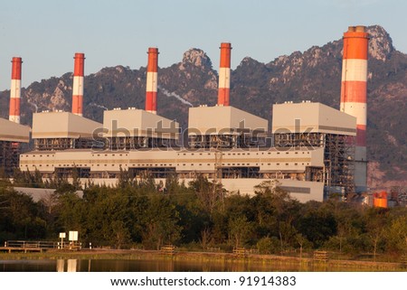a coal fired electric power plant in thailand
