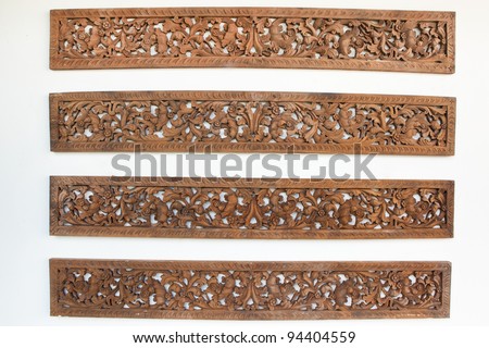 Wood Carving Stock Photo 94404559 : Shutterstock