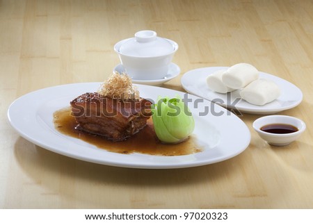 braised pork belly, dongpo pork,chinese cuisine
