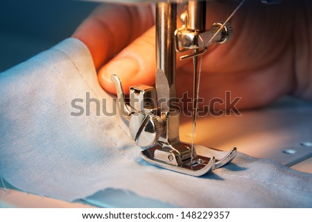 The Sewing Machine And Item Of Clothing