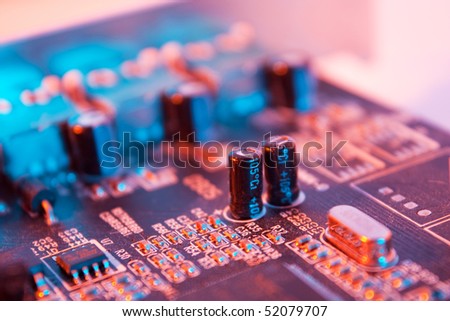 electrical circuit in a color light