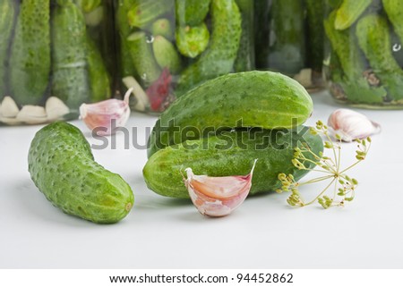 harvesting and canning cucumbers for winter