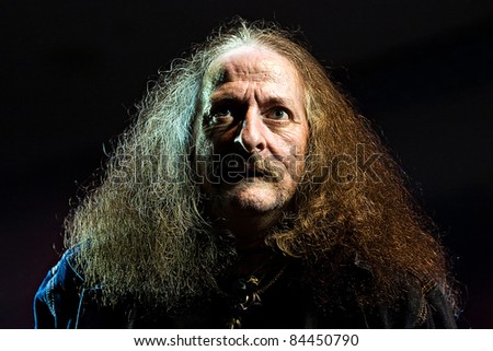 SEATTLE - SEPT. 3:  Heavy Metal legend and singer Bobby Liebling of Doom Metal Band Pentagram performs during the Bumbershoot Music Festival in Seattle on September 3, 2011.