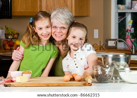 Grandma Baking Cookies
