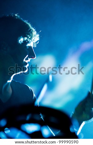 SEATTLE - April 10:  Indie Rock Star Gotye performs on stage at the Showbox Sodo in Seattle on April 10, 2012
