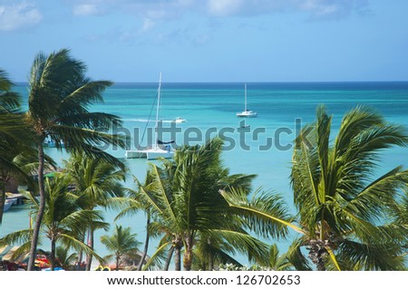 Caribbean sea beach