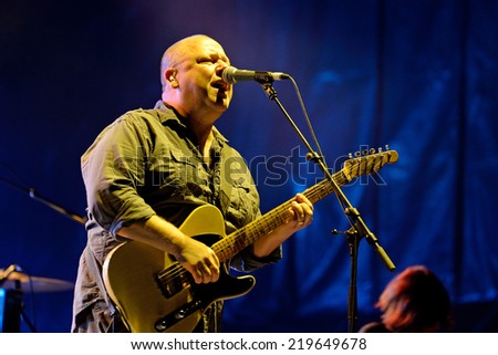 BARCELONA - MAY 30: Pixies (American alternative rock band) in concert at Heineken Primavera Sound 2014 Festival (PS14) on May 30, 2014 in Barcelona, Spain.