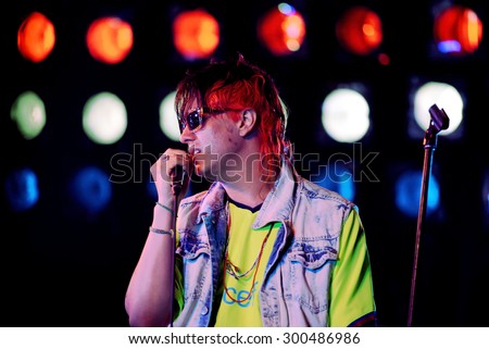 BARCELONA - MAY 30: The Strokes (band) in concert at Primavera Sound 2015 Festival on May 30, 2015 in Barcelona, Spain.
