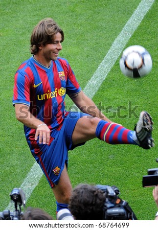 Barcelona Spain - July 17 Maxwell Presented As New Fc Barcelona Barcelona Spain - July 17 Maxwell Presented As New Fc Barcelona picture wallpaper image