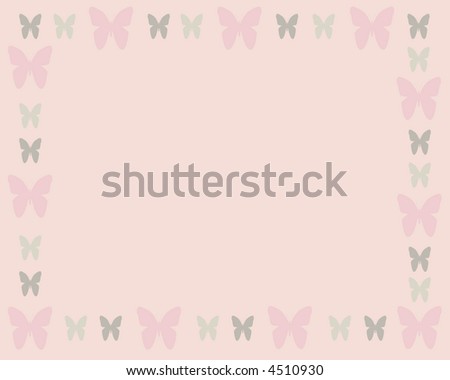 wallpaper pink butterfly. stock photo : Pink butterfly