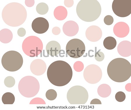 pink polka dot wallpaper. pink and brown polkadot