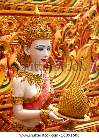 buddhist art decoration of parade