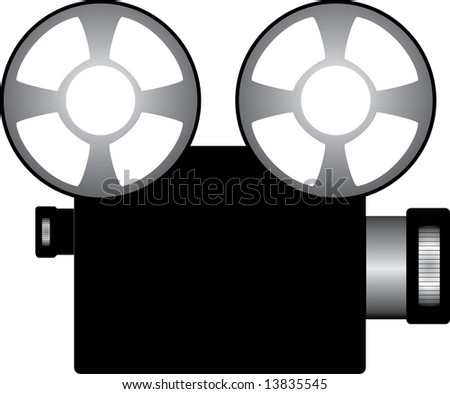 film clipart. of a Film projector