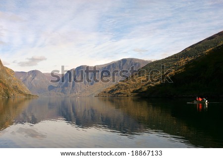 people travel by boat in norway