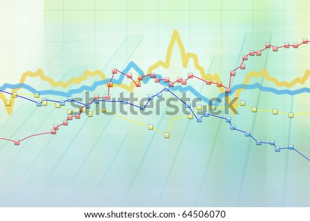 stock photo : stock quotes abstract background for technology, business, 