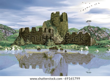 Medieval Castle Landscape