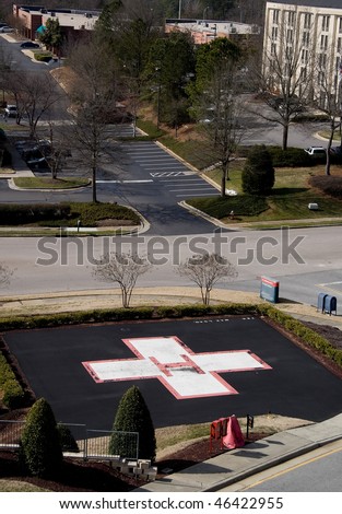 Hospital Helipad Stock Photo 46422955 : Shutterstock