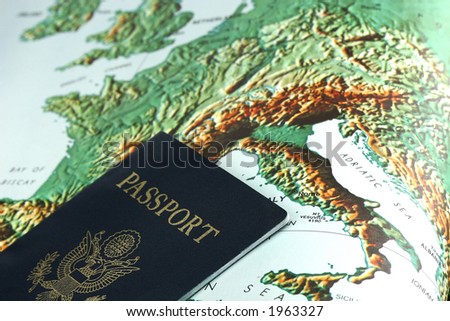 Passport and southern Europe