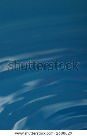 Vertical Swirling Blue Water Image with space on top