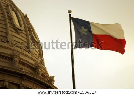 Texas Flag at Capitol