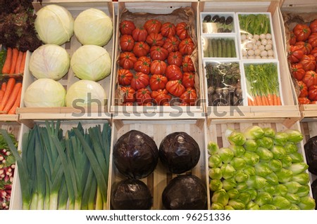 PARIS - FEBRUARY 26: Vegetables (3) at The Paris International Agricultural Show 2012 on February 26, 2012 in Paris