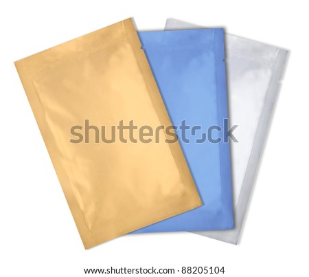 loaded aluminum foil bags package with fine cut and work path