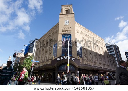 AUCKLAND, NZ  - MAY 29: Auckland Civic Theatre on May 29 2013.First opened on 20 December 1929 and still the largest theatre in New Zealand
