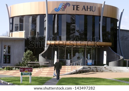 KAITAIA, NZ - JUNE 21:Kaitaia library on June 21 2013.It\'s a town in the far north region of New Zealand and the last major settlement in the north island of NZ.