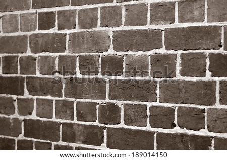 Old brick wall surface background texture. (BW) Photo by Rafael Ben-Ari/Chameleons Eye