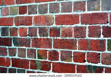 Old brick wall surface background texture.Photo by Rafael Ben-Ari/Chameleons Eye