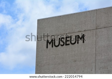 BRISBANE, AUS - SEP 24 2014:Queensland Museum.In 1986, the Queensland Museum moved to the Queensland Cultural Centre at Brisbane South Bank, where the museum is adjacent to the Queensland Art Gallery.