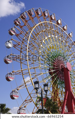 Ferris wheel in the Harborland - Kobe, Japan