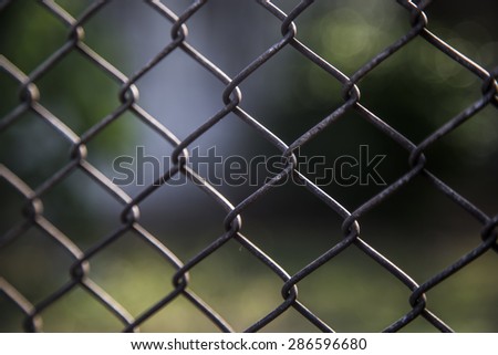 Fence net background