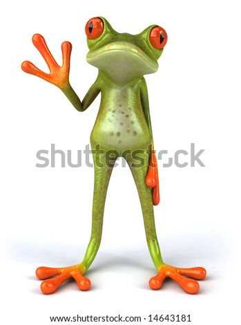 Cute Frog Stock Photo 14643181 : Shutterstock