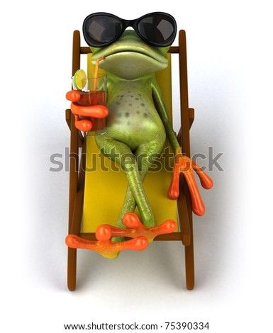 frogs relaxing