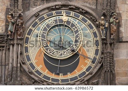 The Prague Astronomical Clock is a medieval astronomical clock located in Prague, the capital of the Czech Republic.