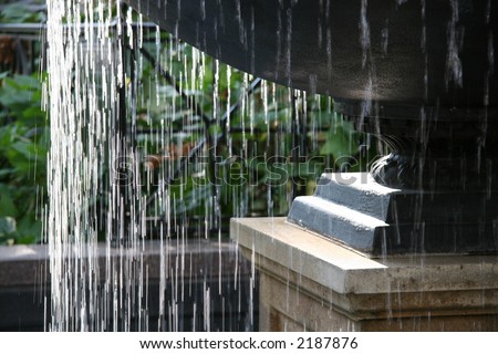A relaxing water fountain.